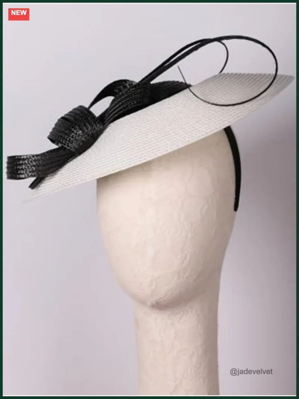 Vintage Fascinator Pillow Hat for Women, Fedora Wide Brim, Adjustable